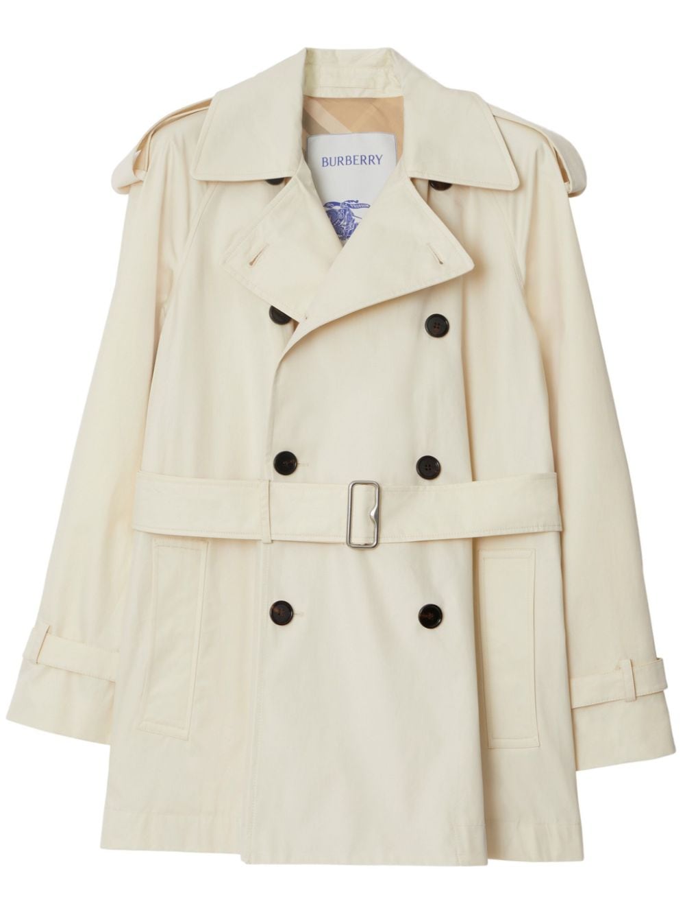Burberry Burberry Short Belted Trench Coat