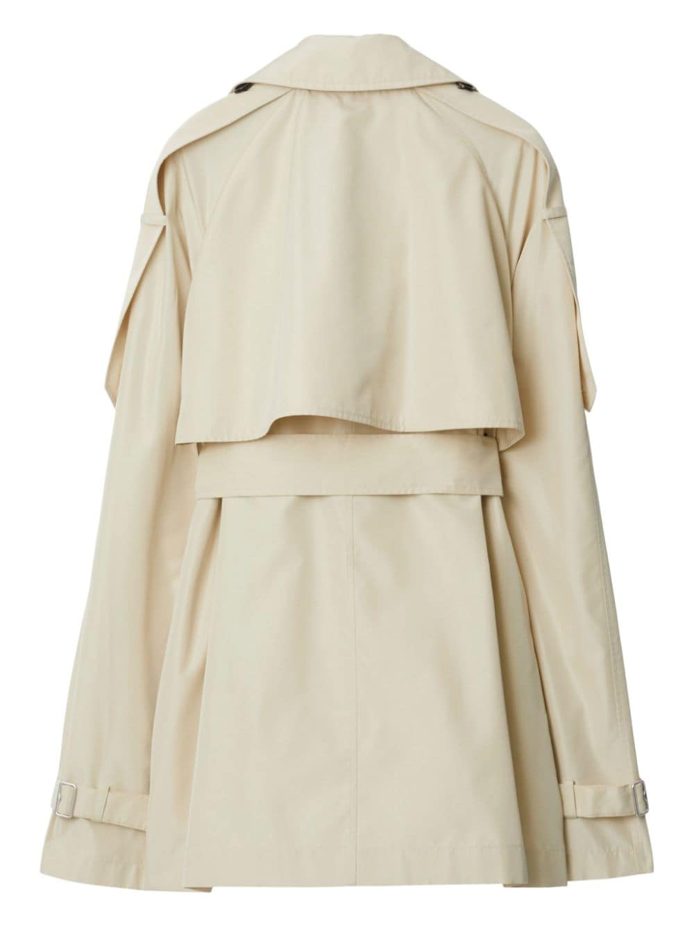 Burberry Burberry Short silk trench coat