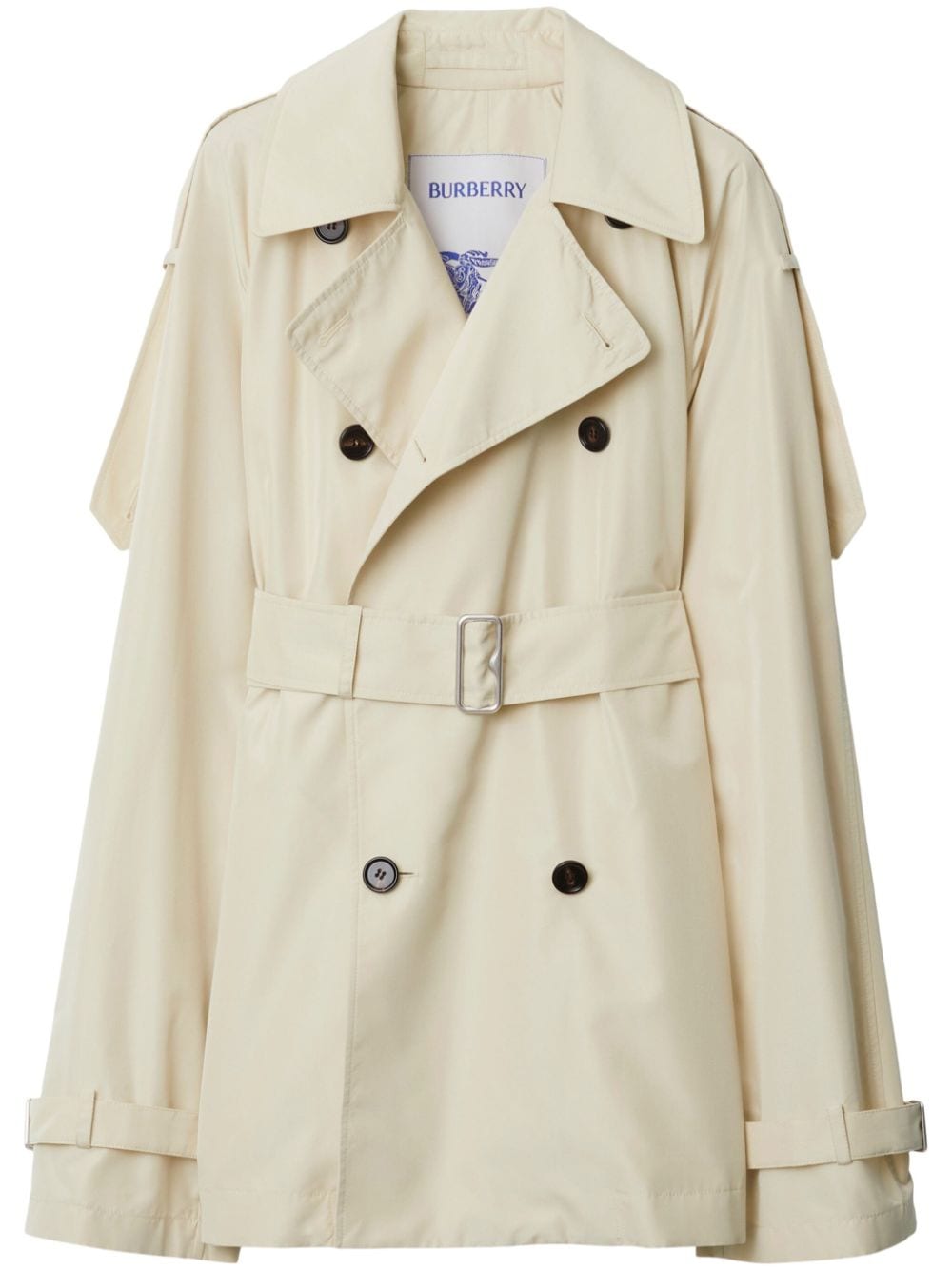 Burberry Burberry Short silk trench coat