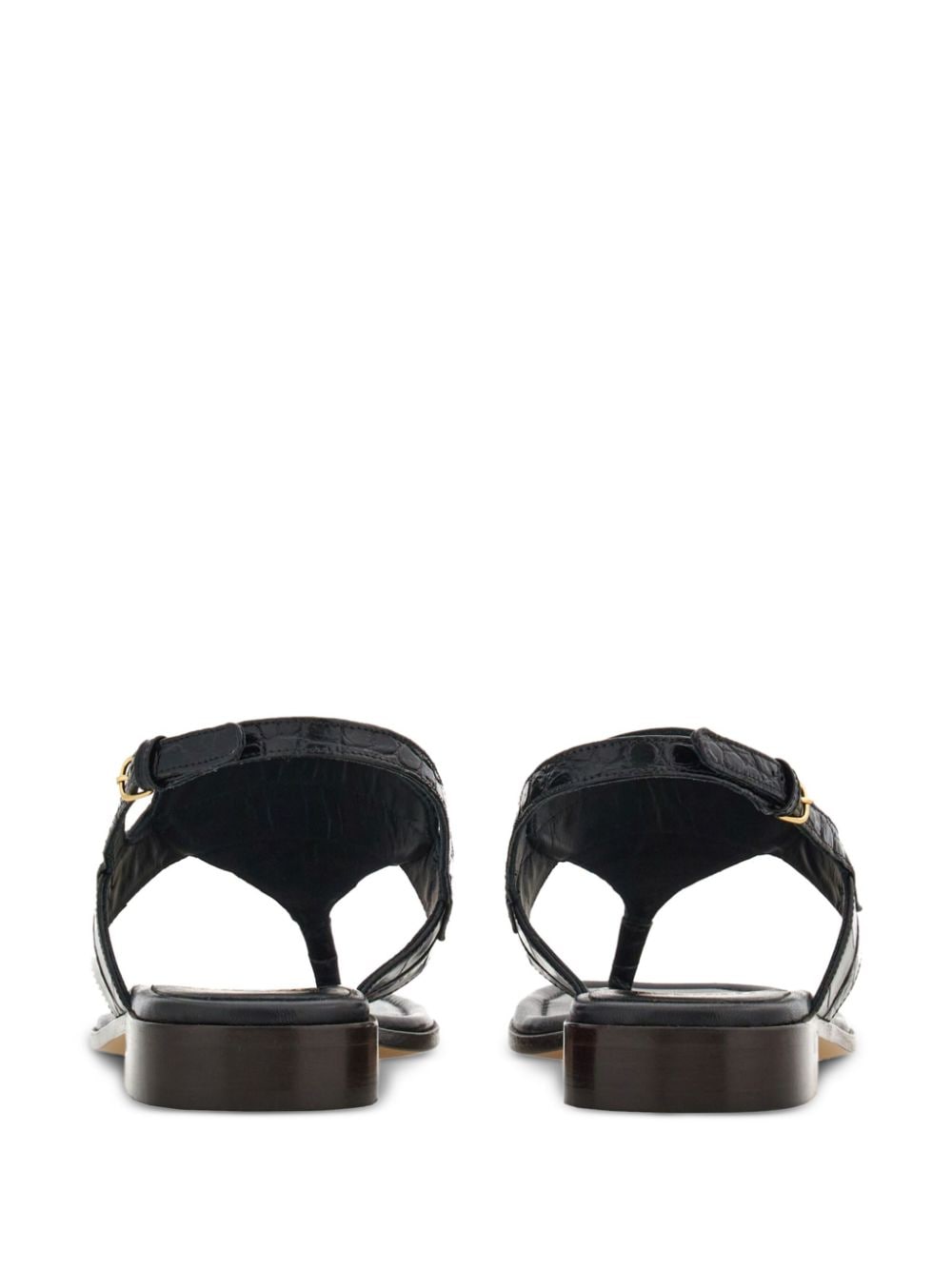 Ferragamo Ferragamo Gancini-buckle Leather Sandals