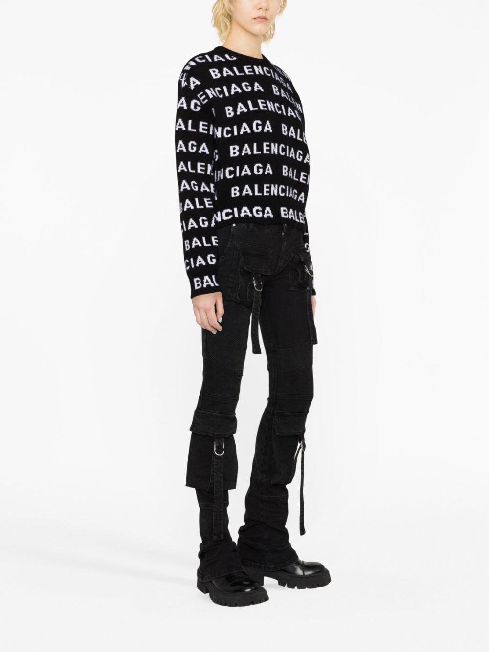 Balenciaga Balenciaga Logo wool sweater