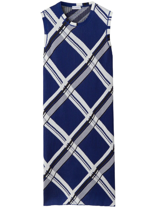 Burberry Burberry check-print silk dress