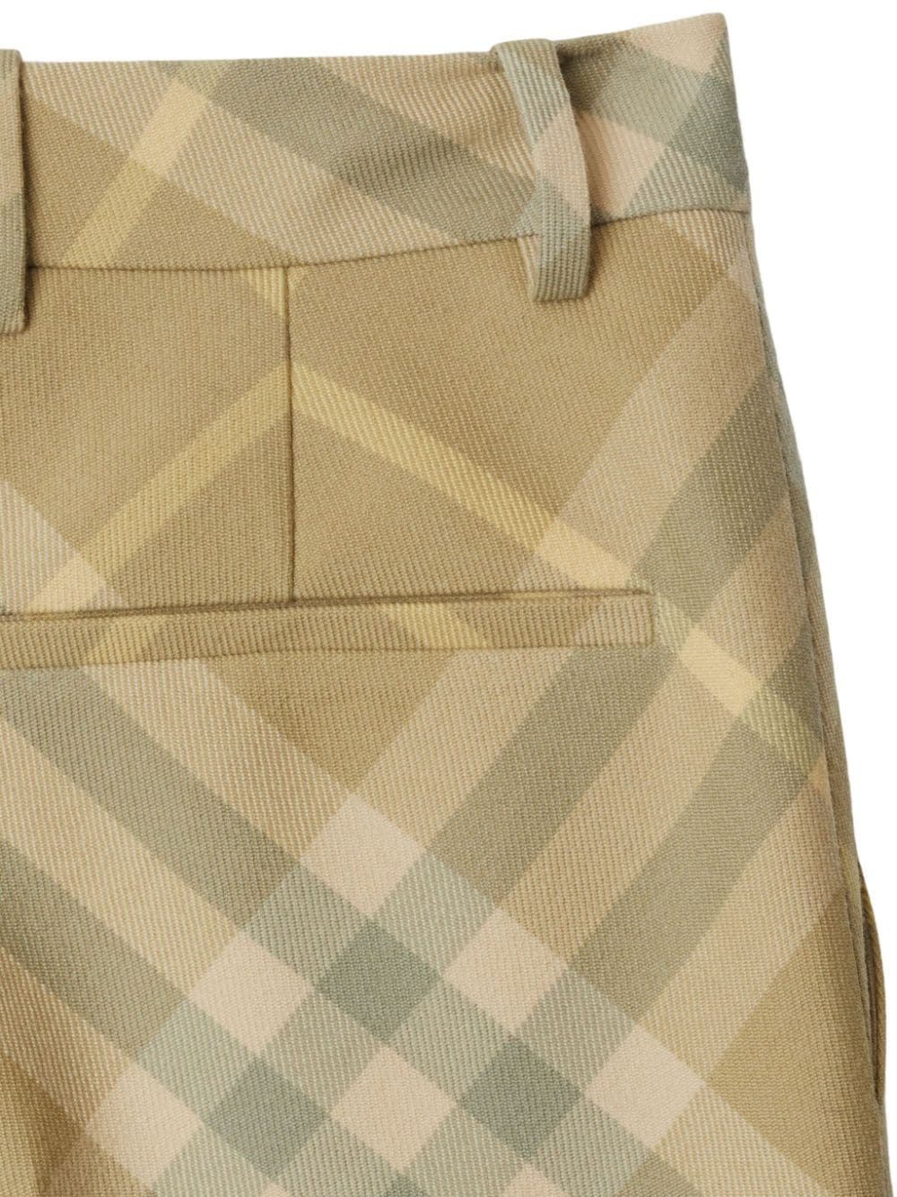 Burberry Burberry check-print tailored wool trousers