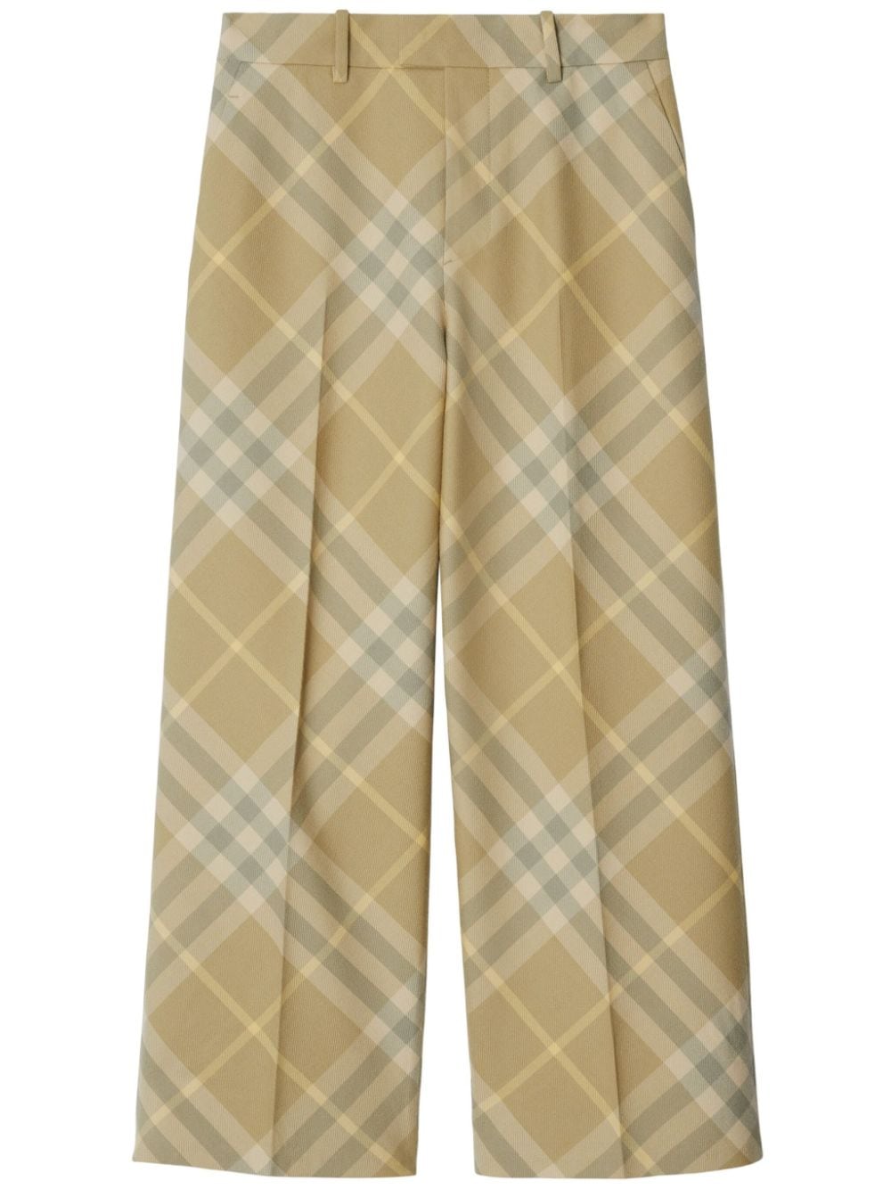 Burberry Burberry check-print tailored wool trousers