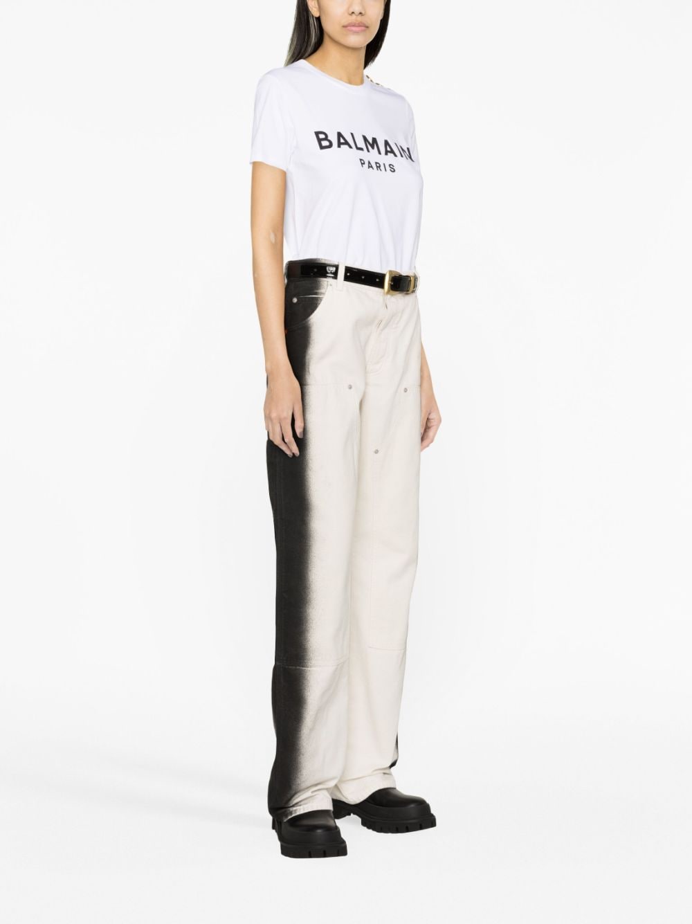 Balmain Balmain T-shirt with Balmain Paris print
