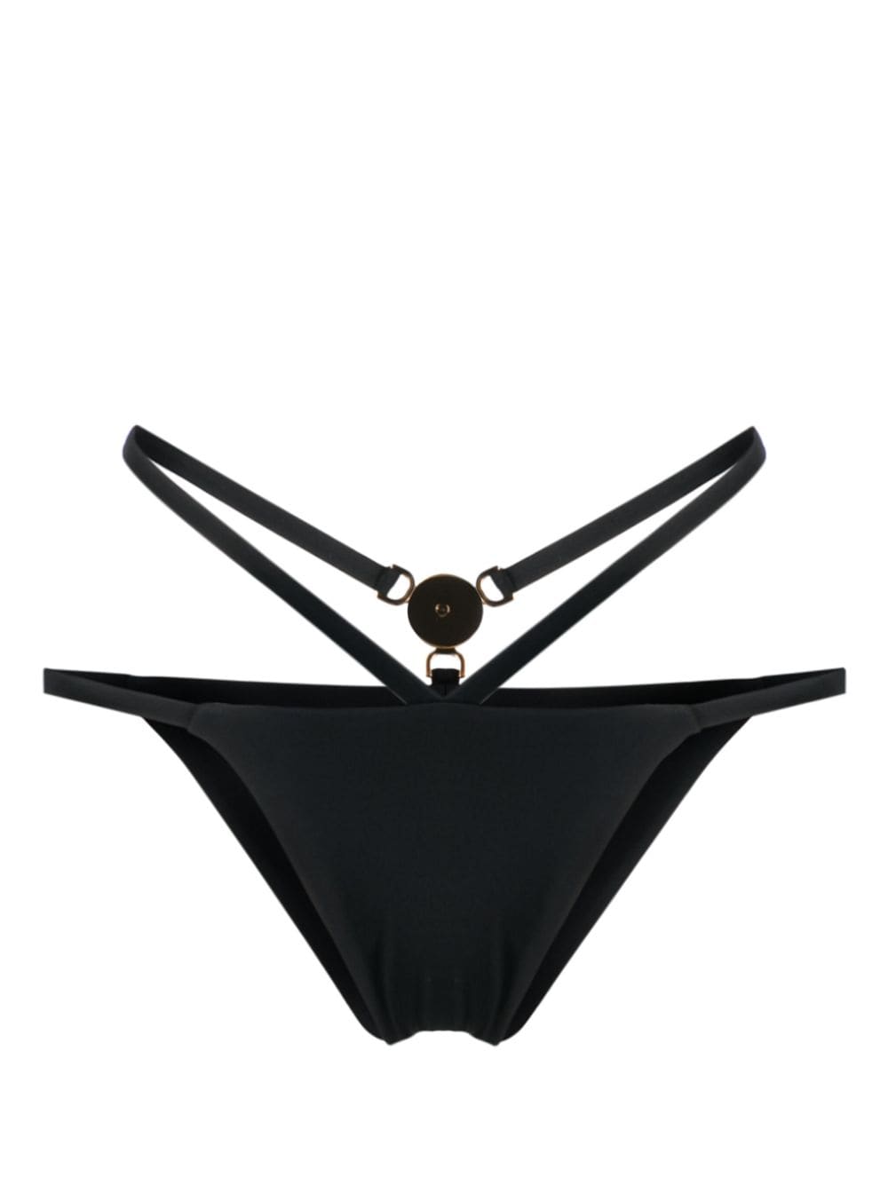 Versace Versace Medusa-plaque strappy bikini bottoms
