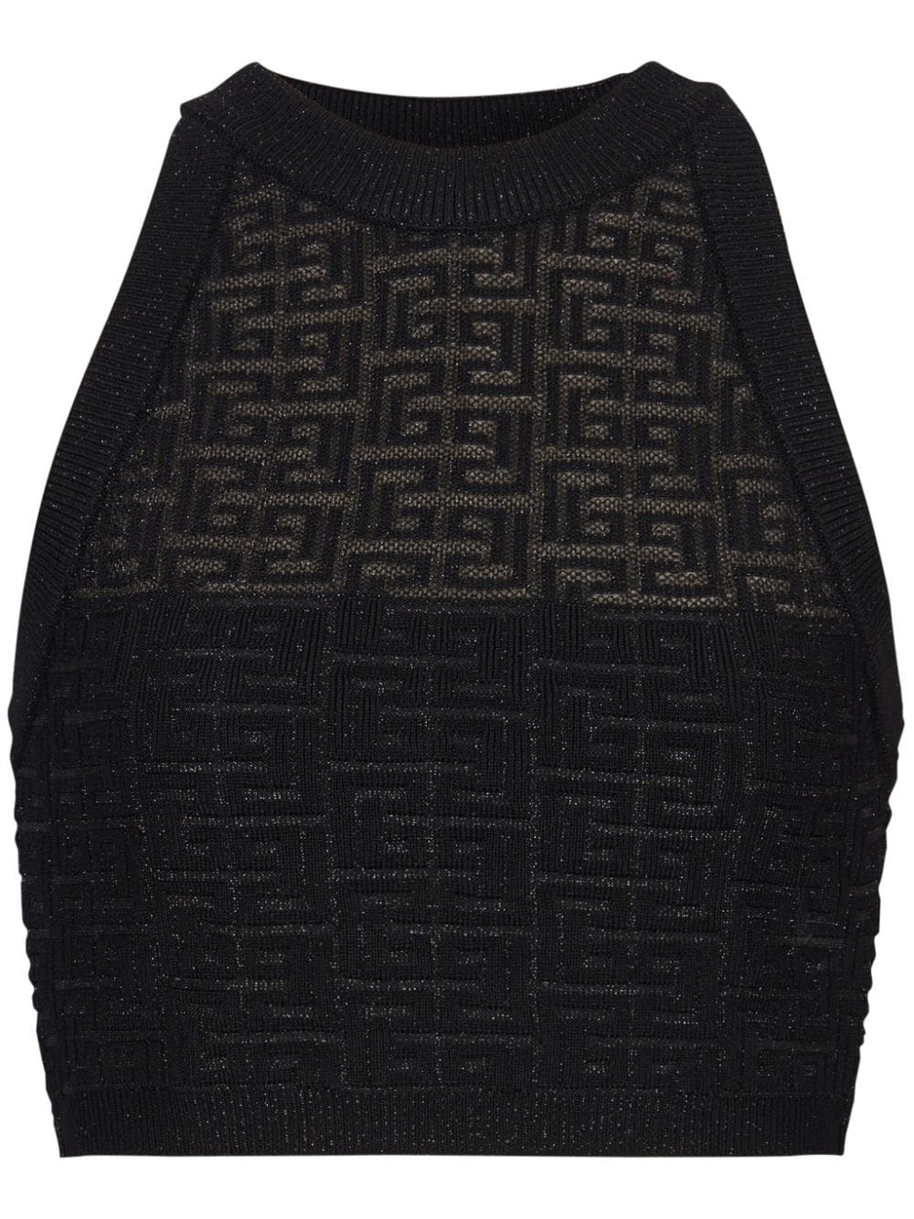 Balmain Balmain PB Labyrinth knit top