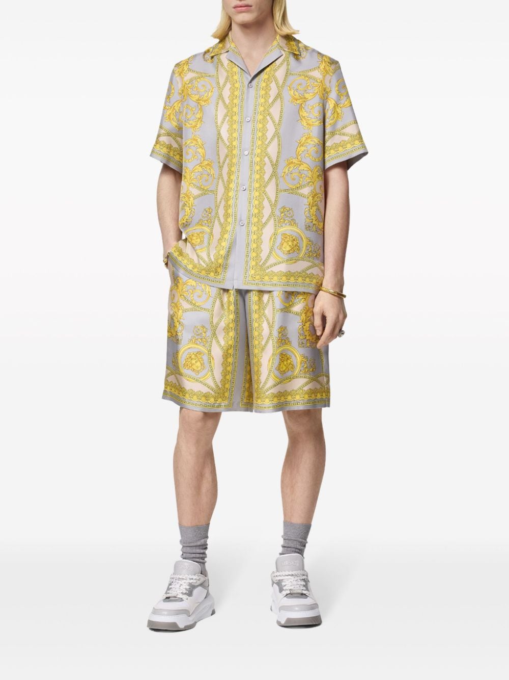 Versace Versace La Coupe des Dieux silk shorts