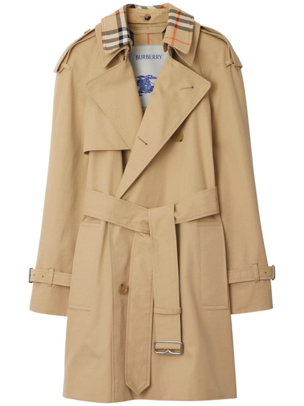 Burberry Burberry Trench coat with Vintage Check motif