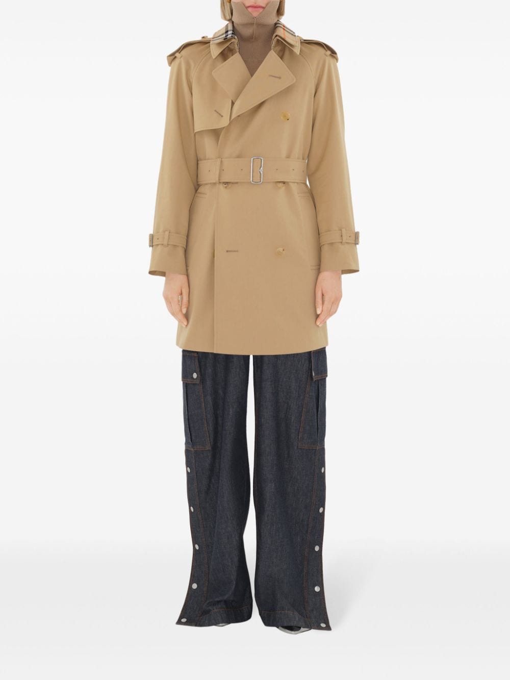 Burberry Burberry Trench coat with Vintage Check motif