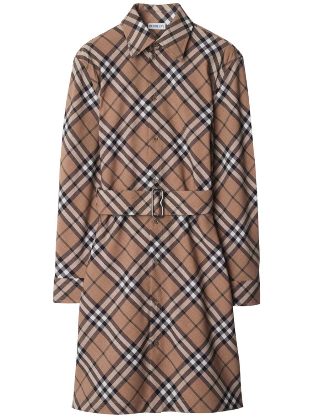 Burberry Burberry Checked shirt dress