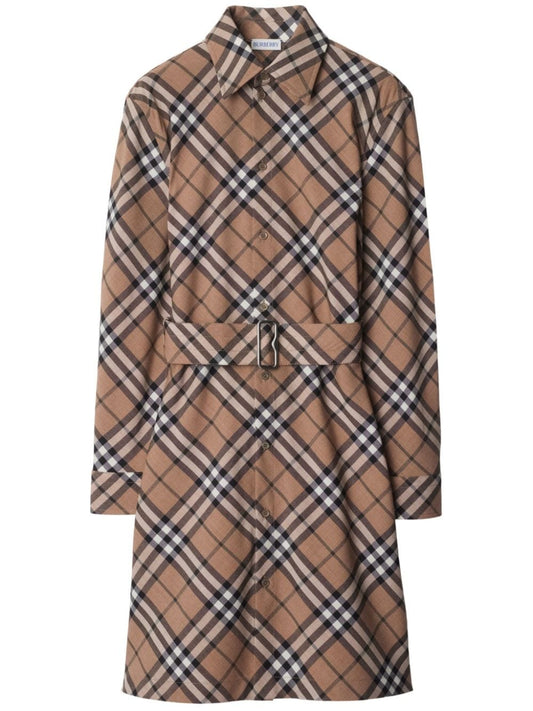 Burberry Burberry Checked shirt dress