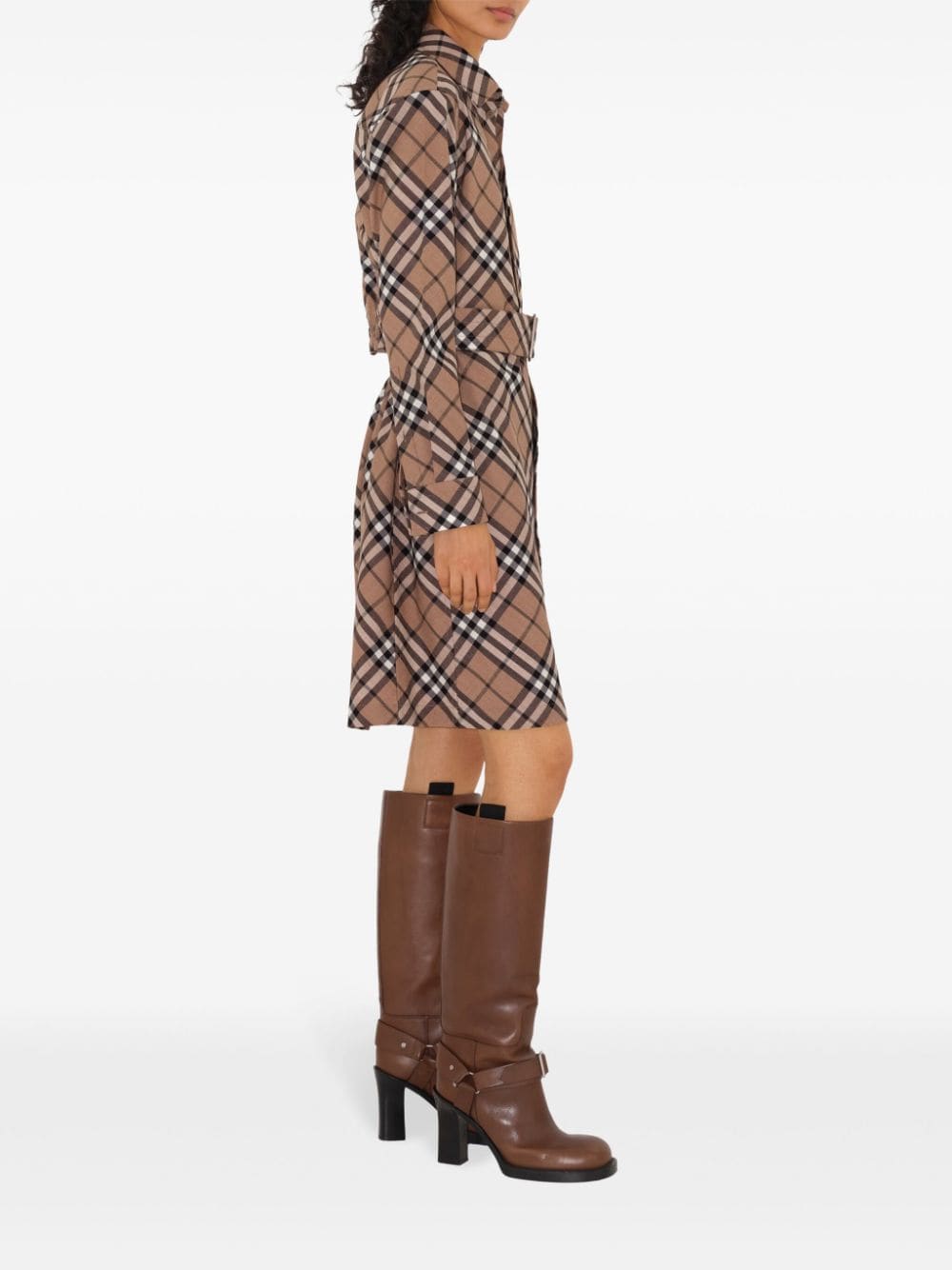 Burberry Burberry Checked shirt dress