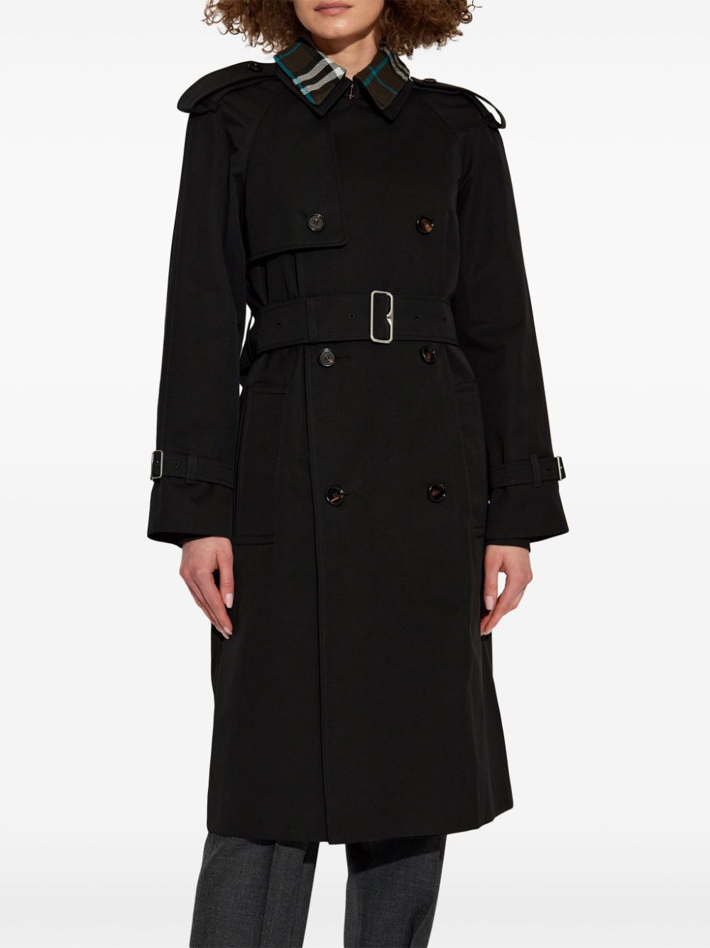 Burberry Burberry detachable-collar trench coat