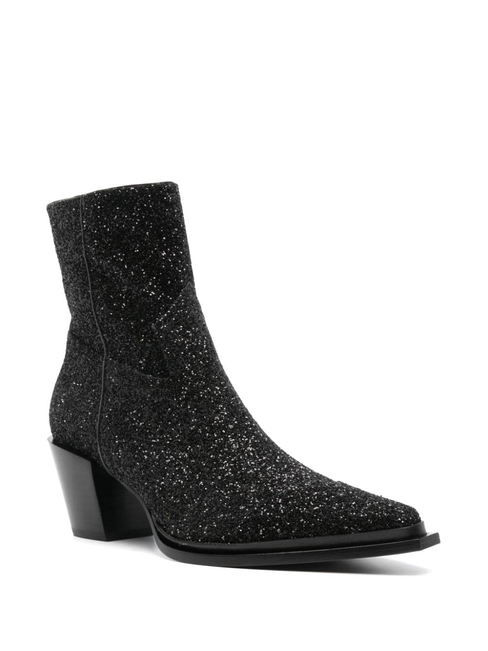 Jimmy Choo Jimmy Choo Cece Ab Glitter Ankle Boots 60mm