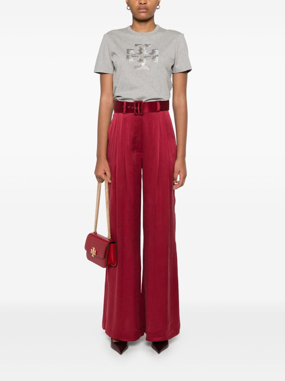 Tory Burch Tory Burch T-shirts and Polos Grey