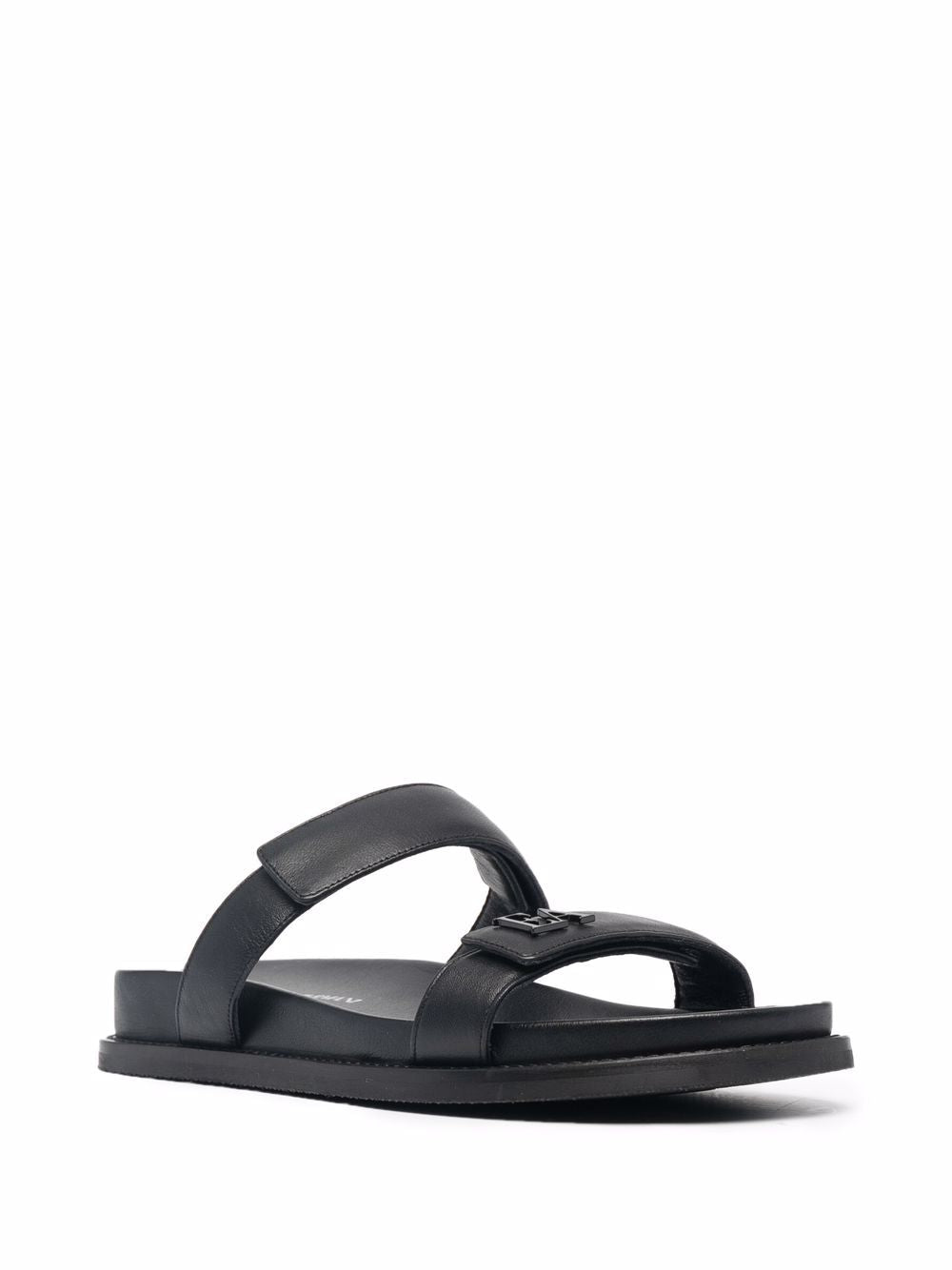 EMPORIO ARMANI EXCLUSIVE EMPORIO ARMANI EXCLUSIVE Emporio Armani double-strap leather sandals