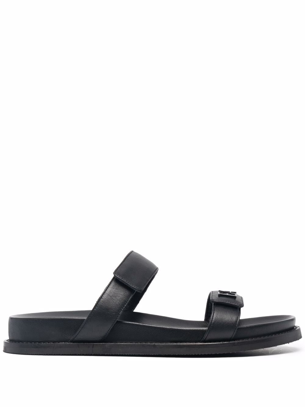 EMPORIO ARMANI EXCLUSIVE EMPORIO ARMANI EXCLUSIVE Emporio Armani double-strap leather sandals