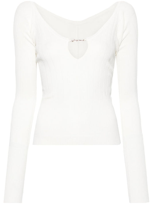 JACQUEMUS JACQUEMUS Top White
