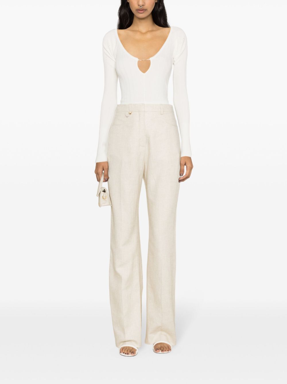 JACQUEMUS JACQUEMUS Top White