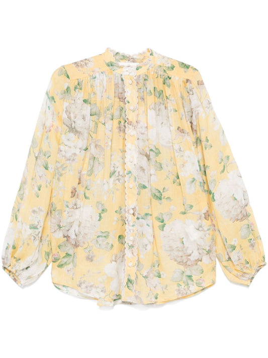 Zimmermann Zimmermann Acacia Scalloped Shirt