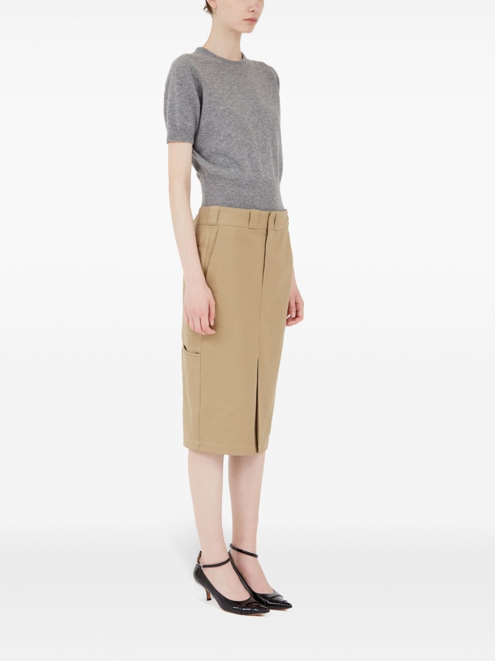 Maison Margiela Maison Margiela High-rise midi skirt