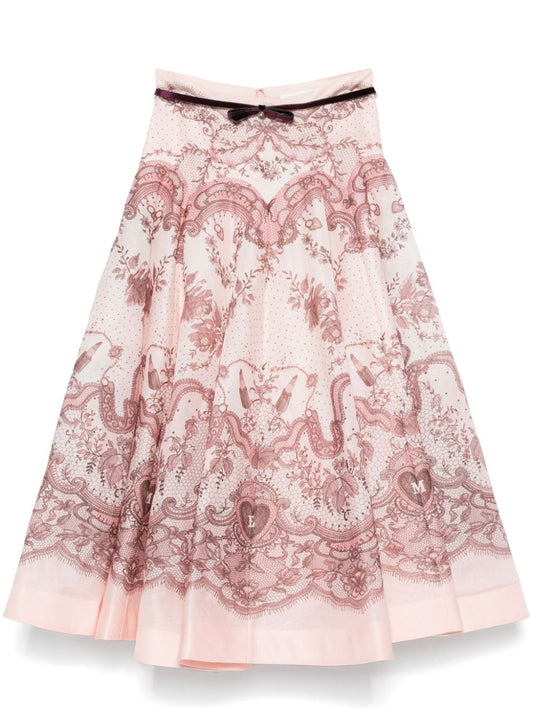 Zimmermann Zimmermann Crush midi skirt