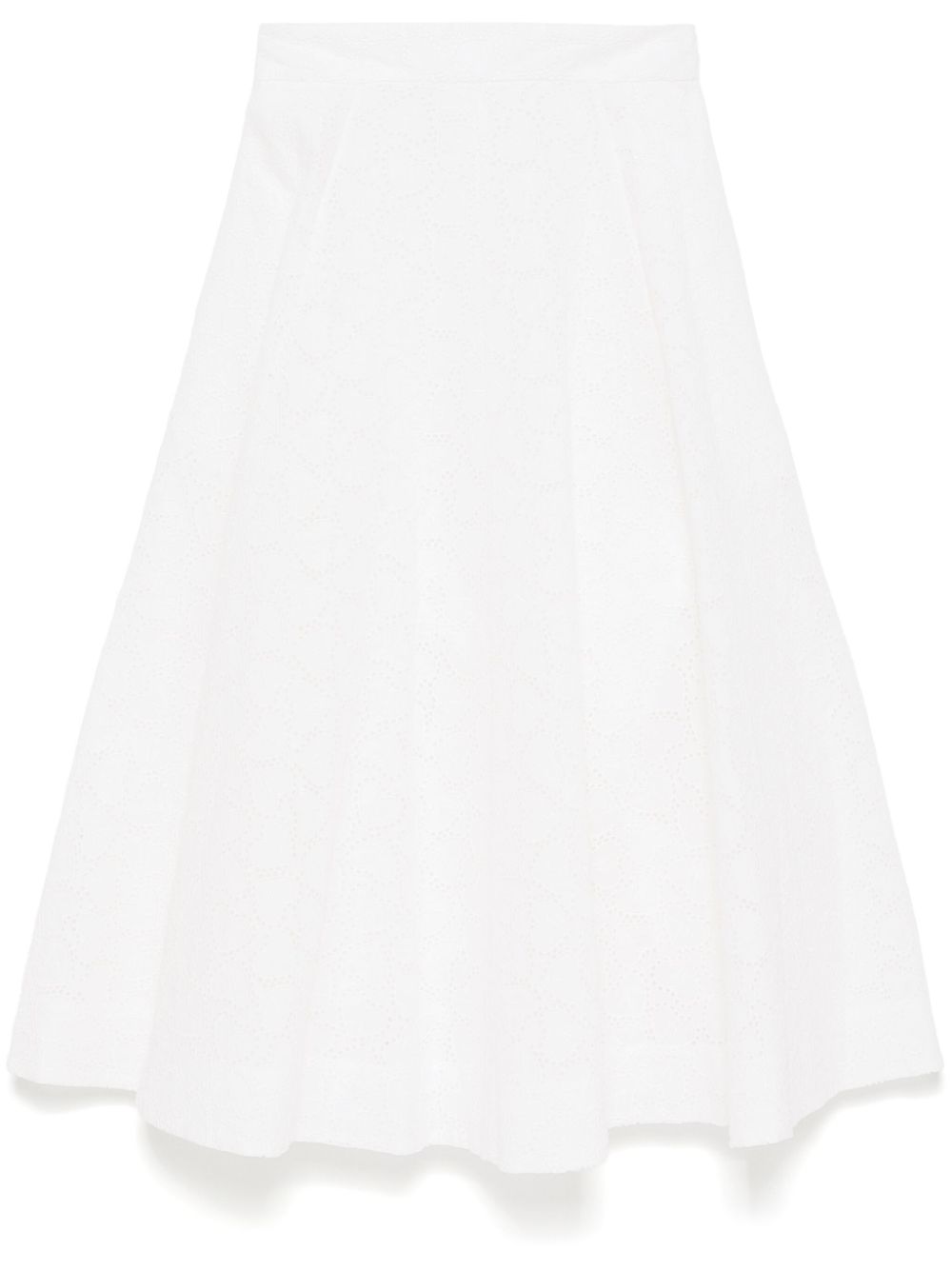 Zimmermann Zimmermann Crush embroidered midi skirt