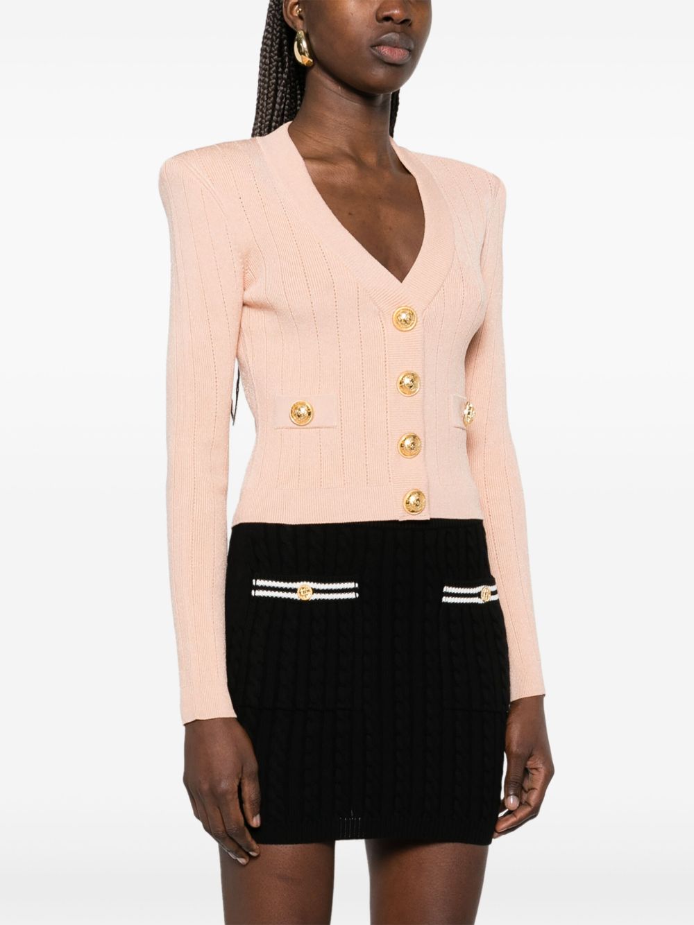 Balmain Balmain cropped Knit cardigan