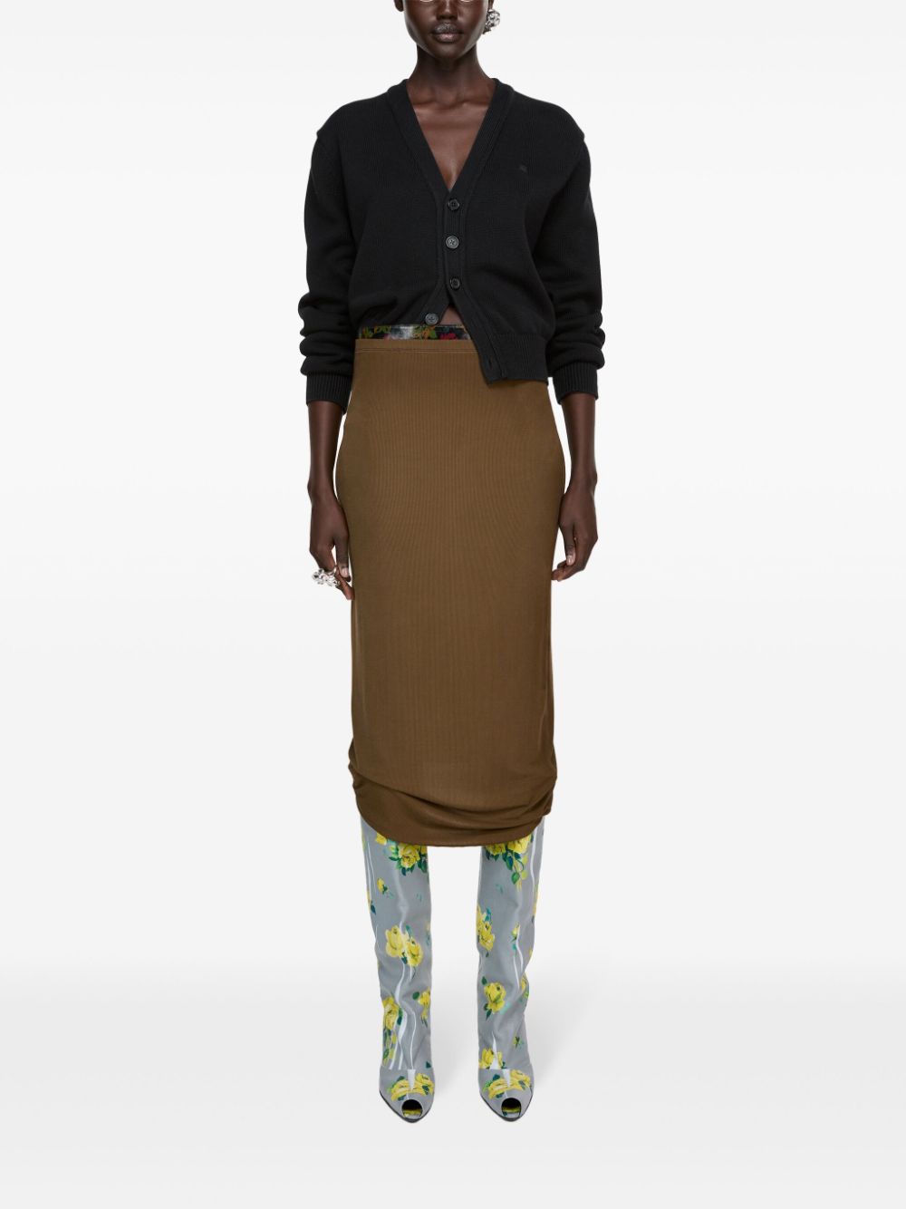 Acne Acne cardigan with appliqué