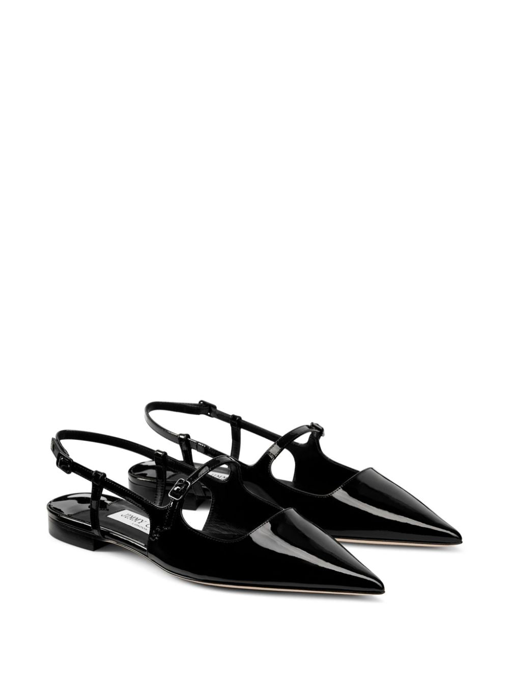 Jimmy Choo Jimmy Choo Didi Flat Patent Leather Low Shoes