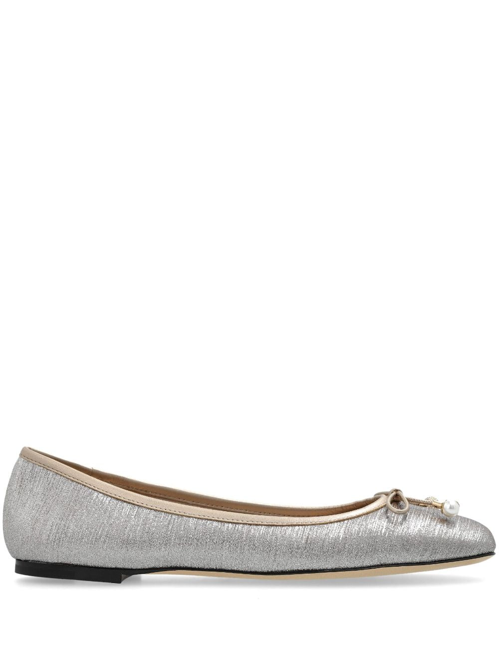 Jimmy Choo Jimmy Choo Elme Flat with Pearl embellishment