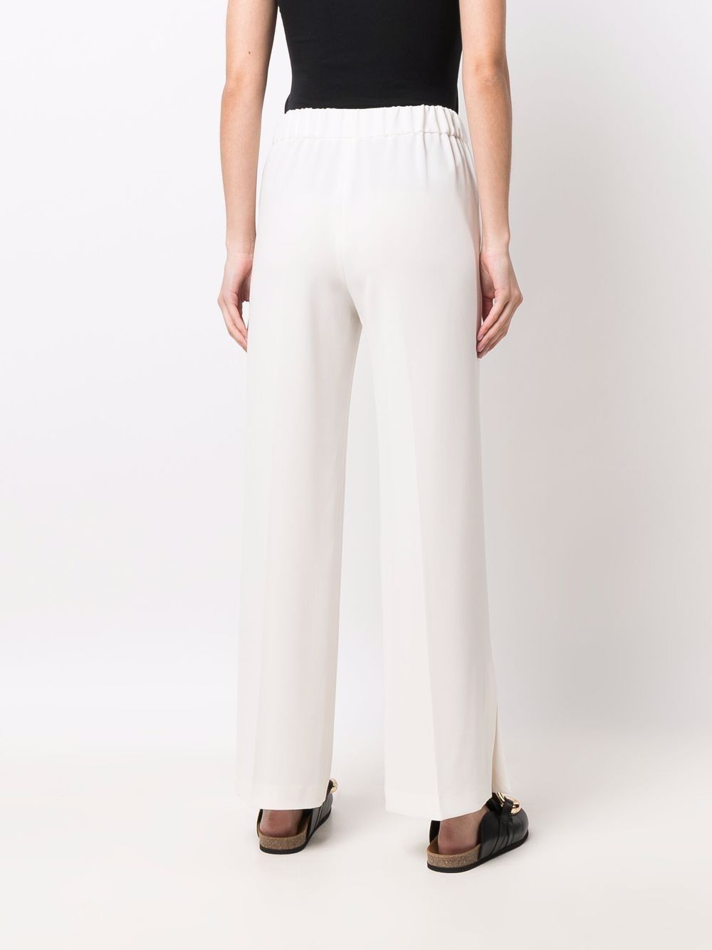 Alberto Biani Alberto Biani White Cady Elasticated Trousers