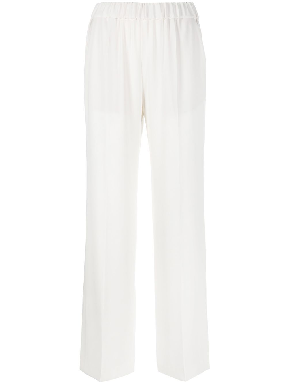 Alberto Biani Alberto Biani White Cady Elasticated Trousers