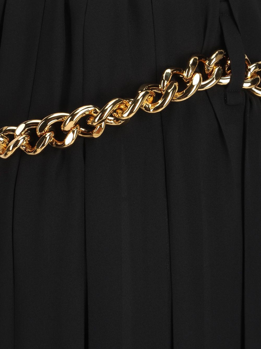Balenciaga Balenciaga Chain-detail pleated skirt