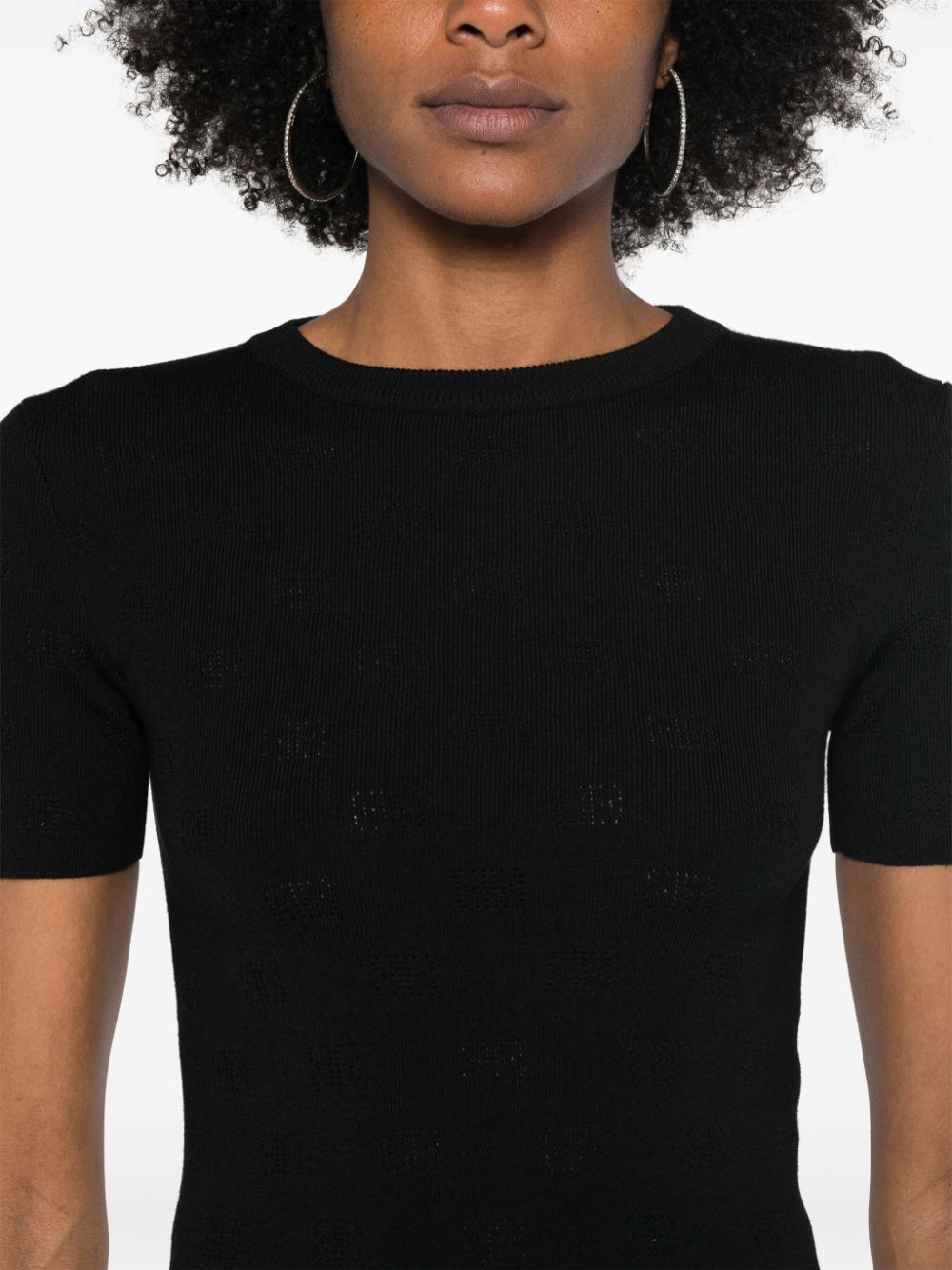 Balenciaga Balenciaga Perforated BB T-shirt