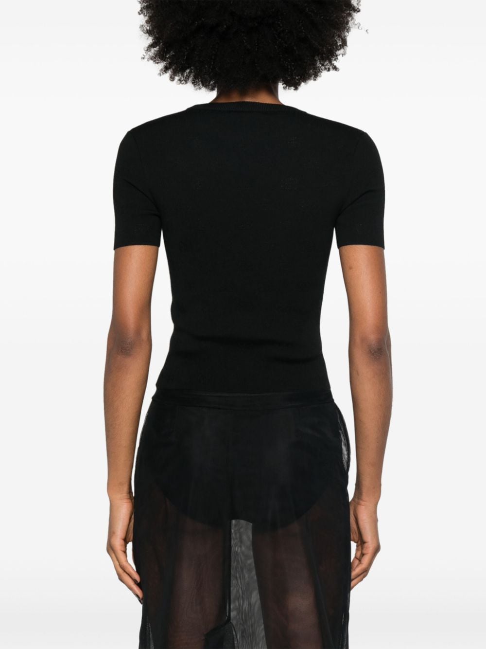 Balenciaga Balenciaga Perforated BB T-shirt