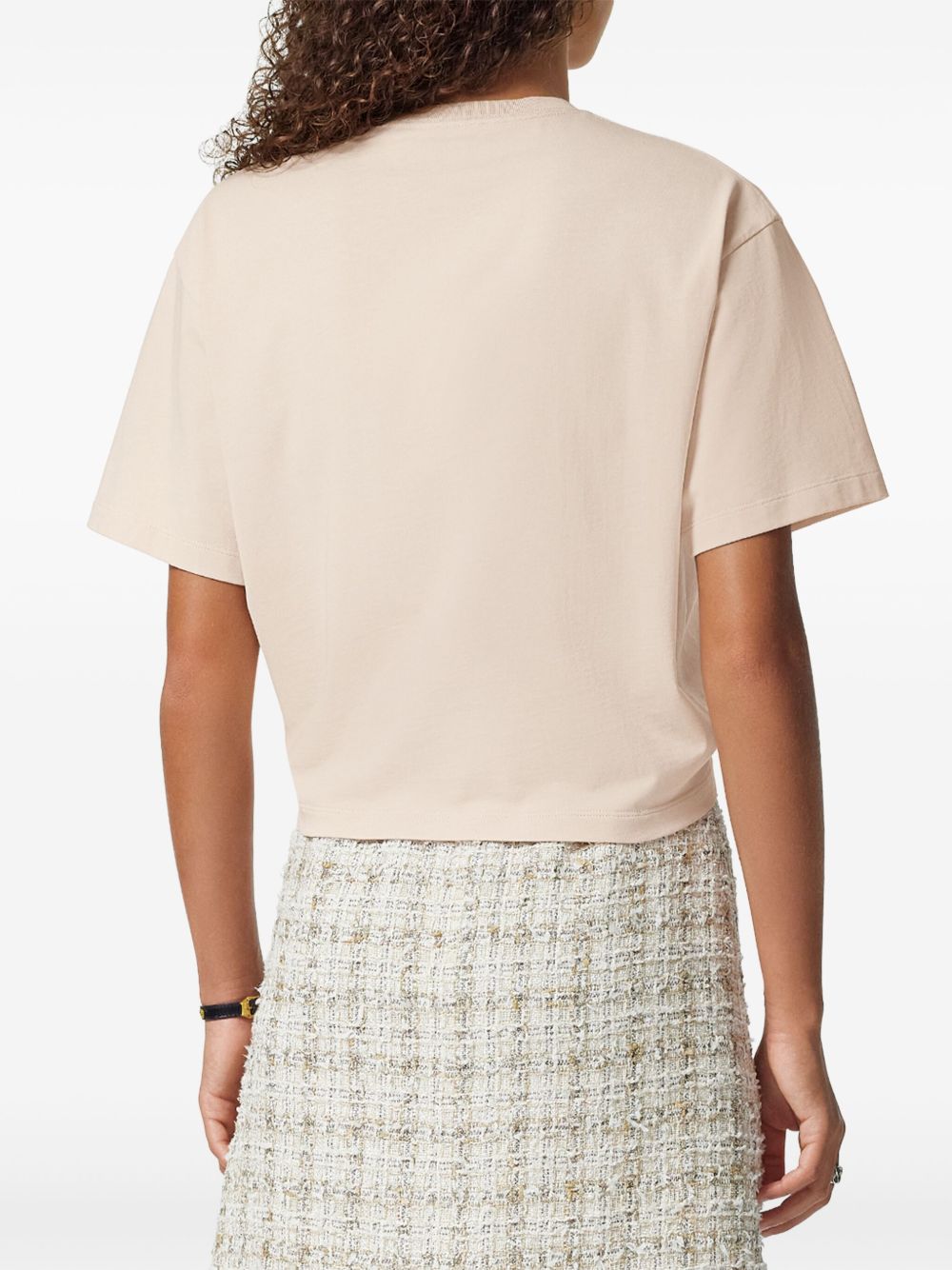 Versace Versace 1978 Re-Edition Logo Safety Pin Short T-Shirt