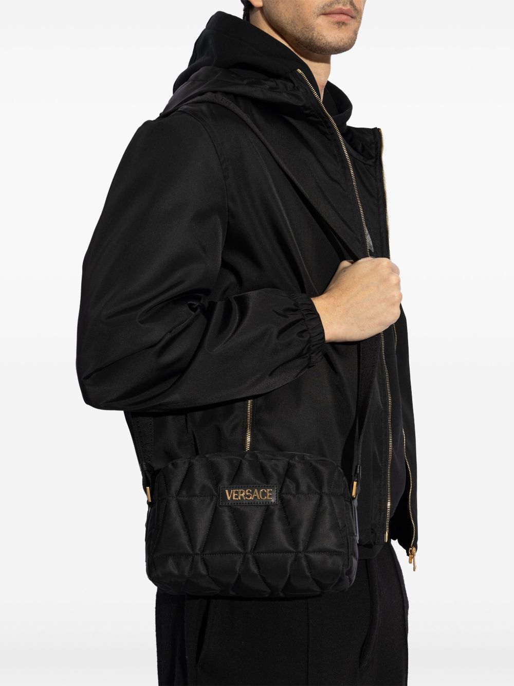 Versace Versace shoulder bag with applied logo