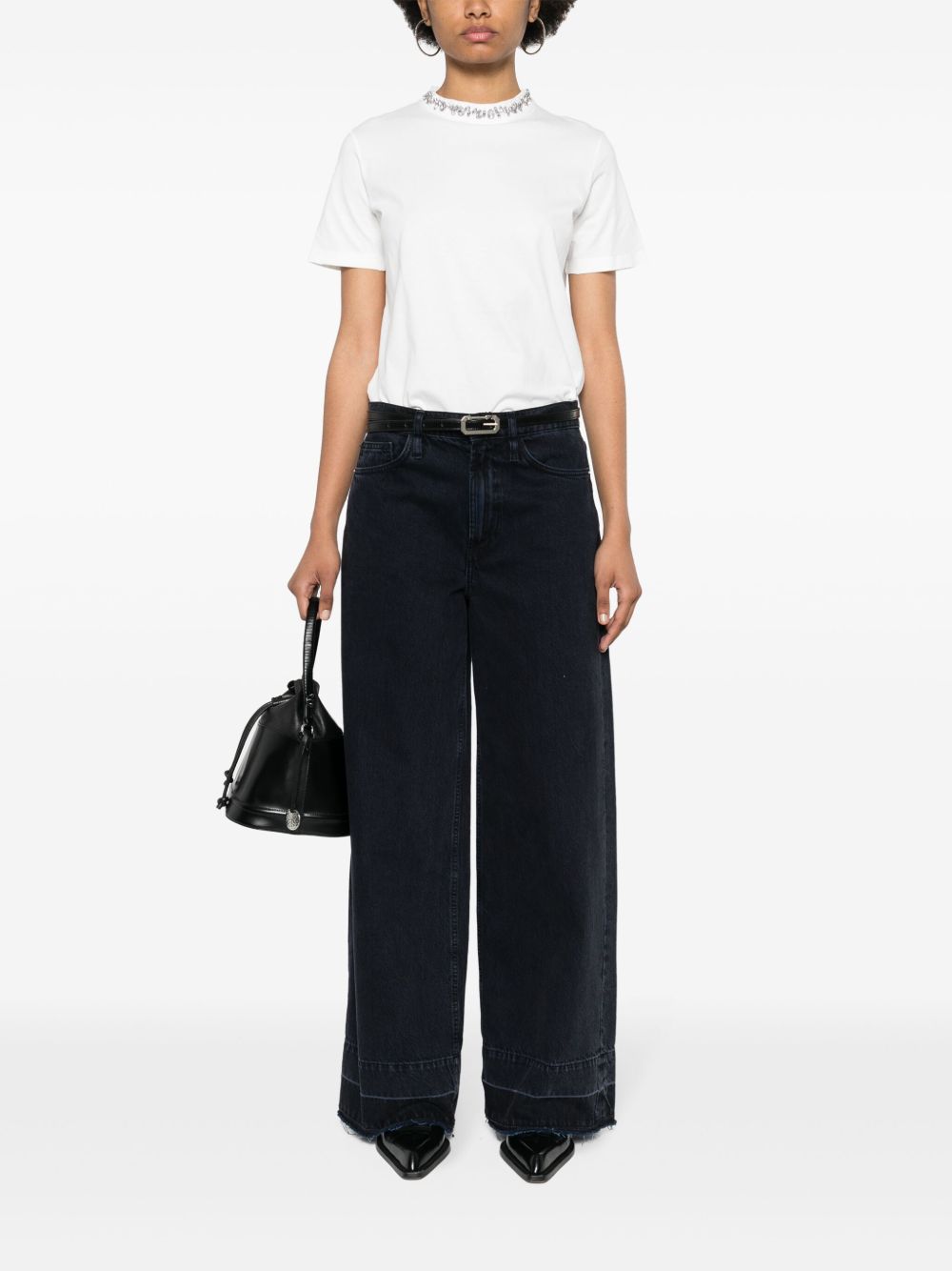 Golden Goose Golden Goose rhinestone-embellished Cotton T-shirt