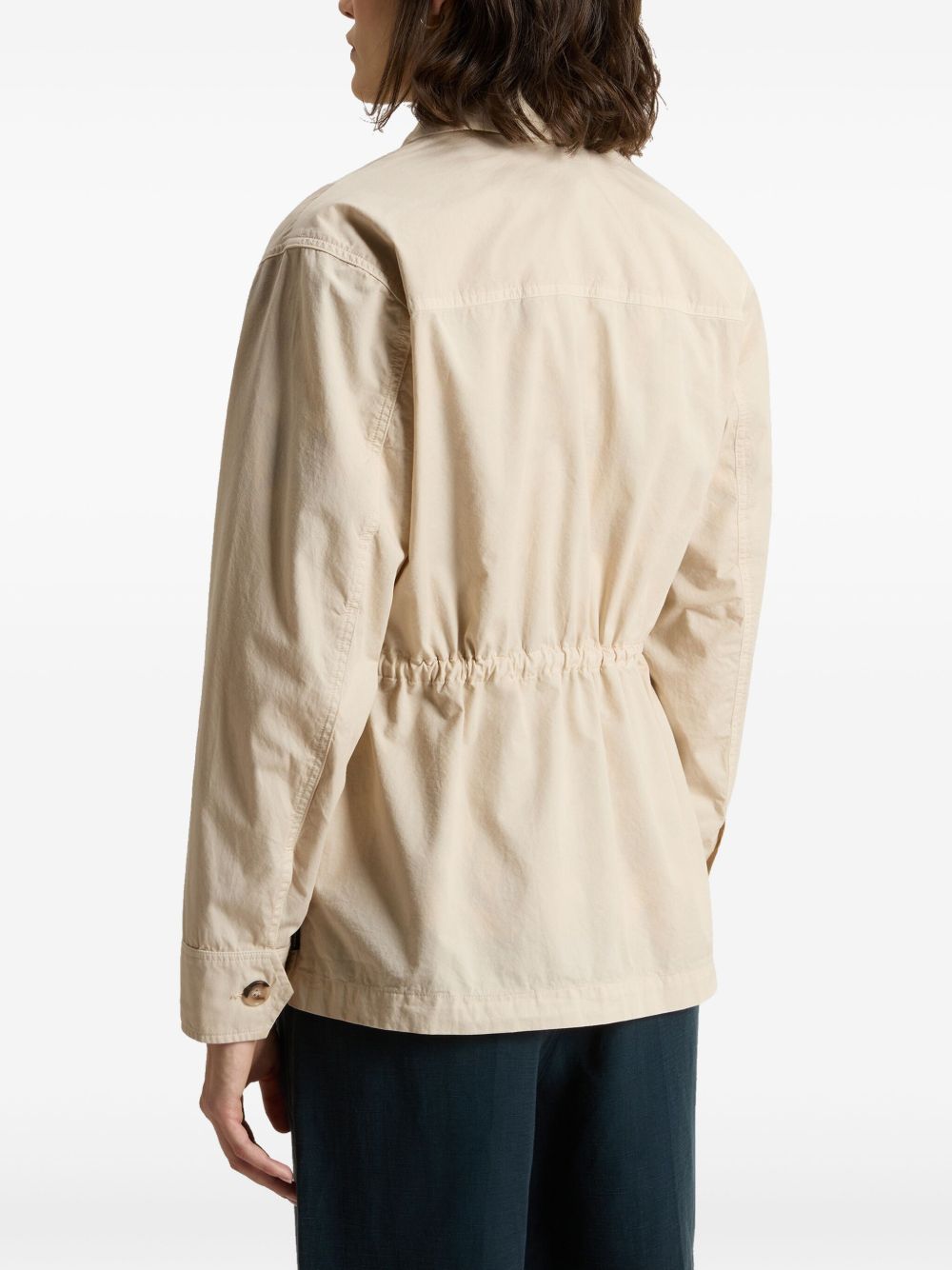 Woolrich Woolrich Garment-Dyed Pure Cotton Overshirt beige