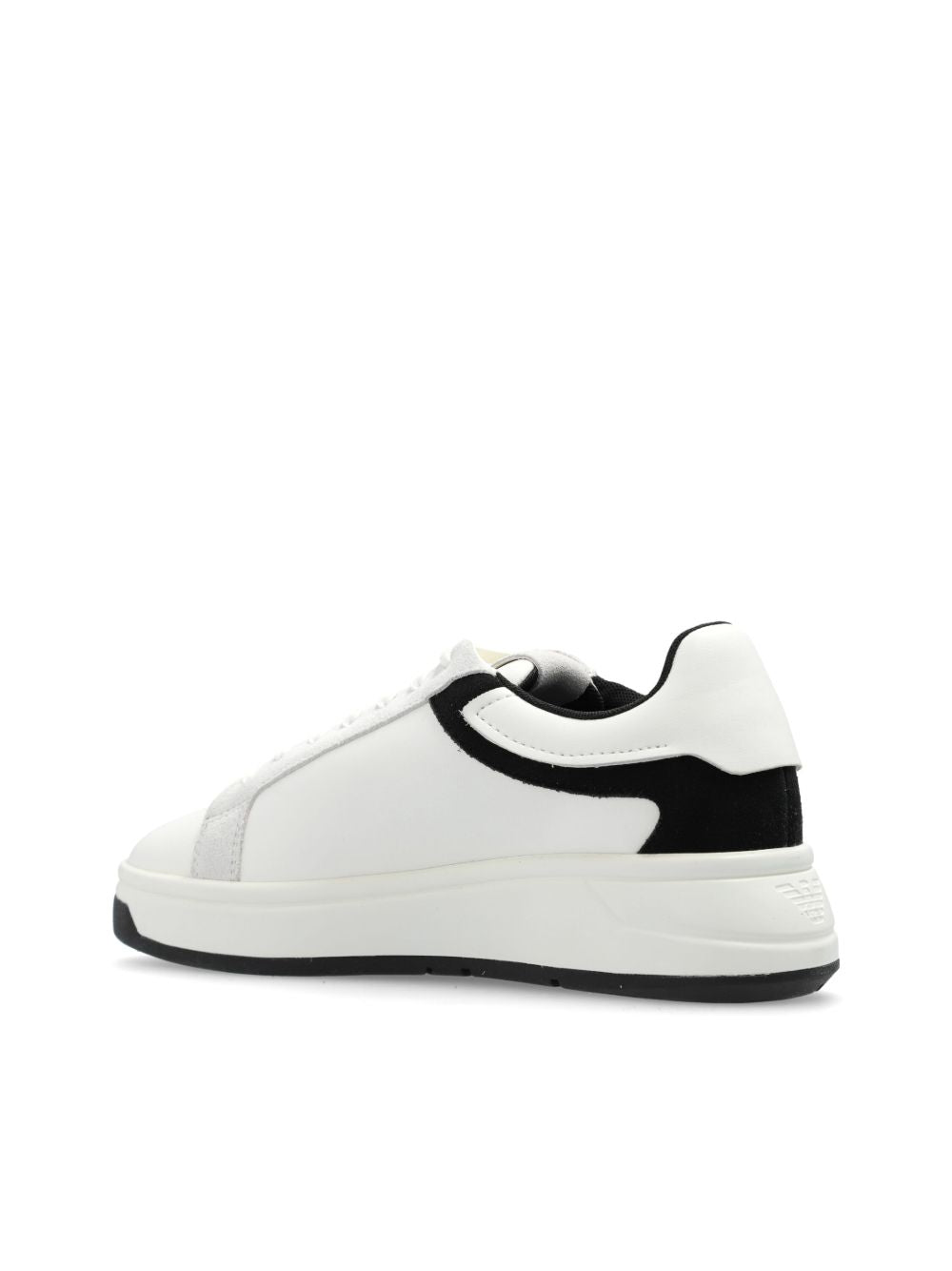 EMPORIO ARMANI EXCLUSIVE EMPORIO ARMANI EXCLUSIVE Emporio Armani Leather sneakers with suede details and eagle plaque