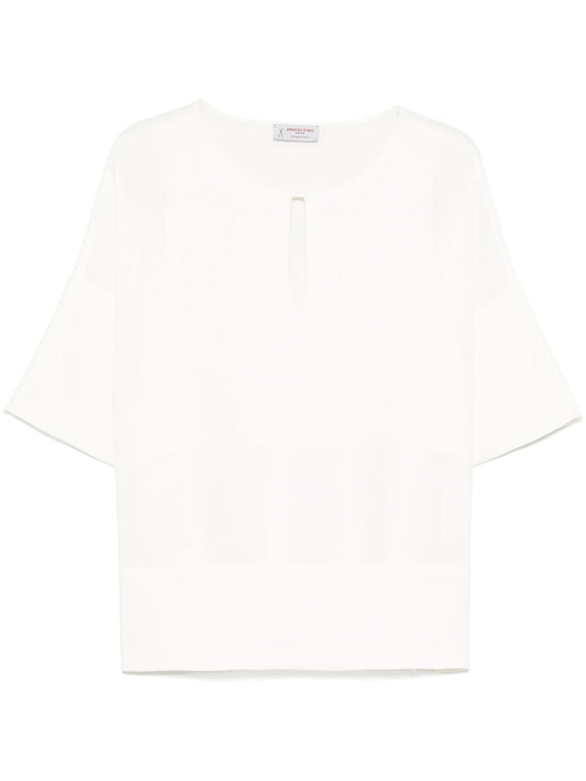 Alberto Biani Alberto Biani Blouse with teardrop opening