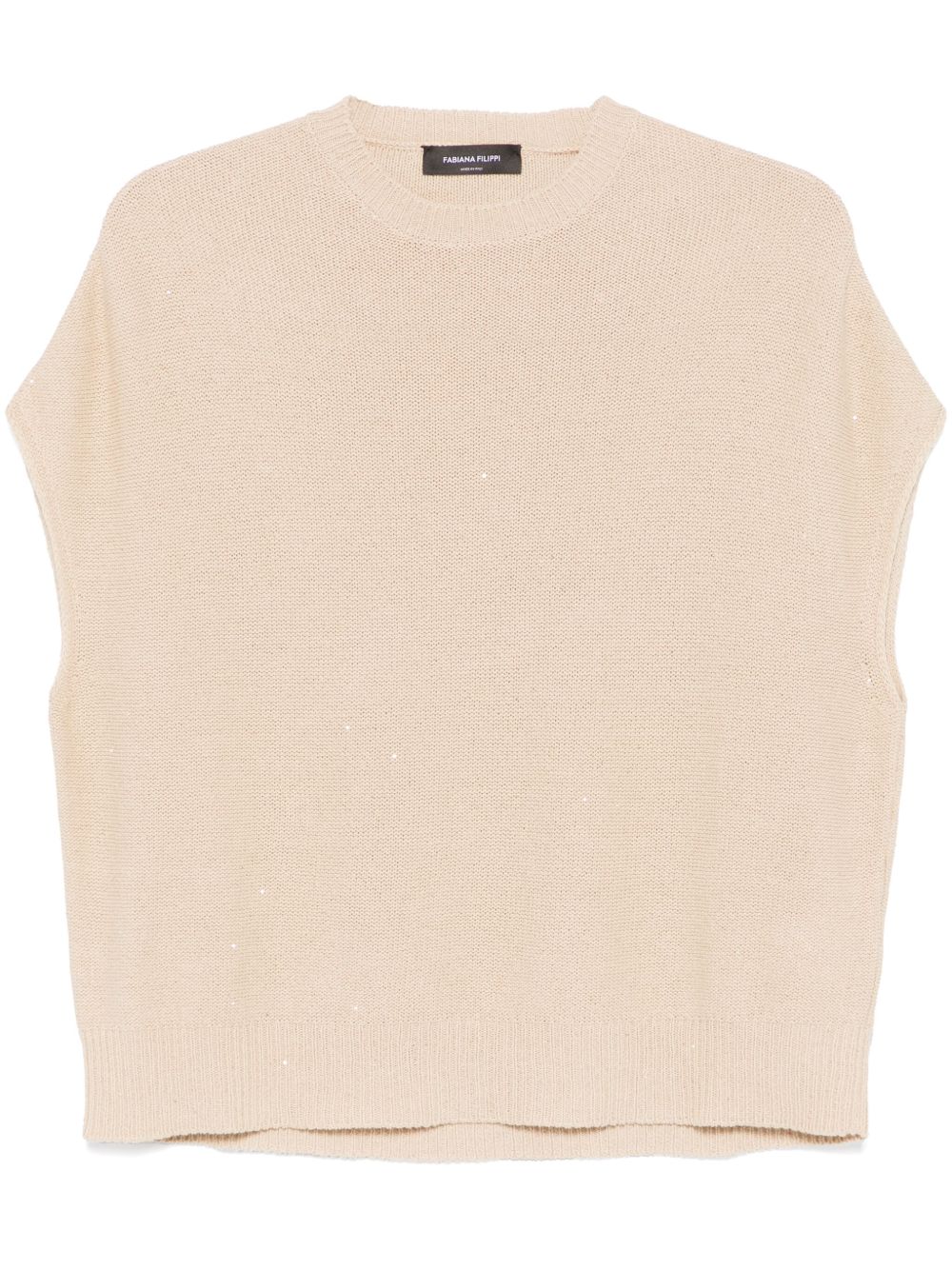 Fabiana Filippi Fabiana Filippi Crewneck sweater with linen blend