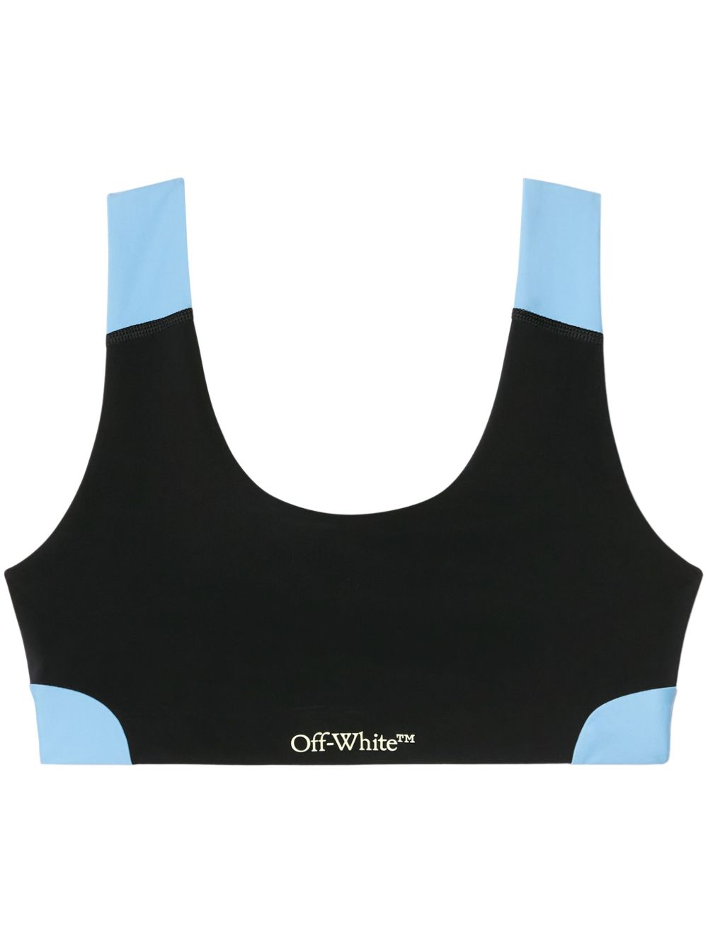 Off White Off White Bra With Colour-Block Design