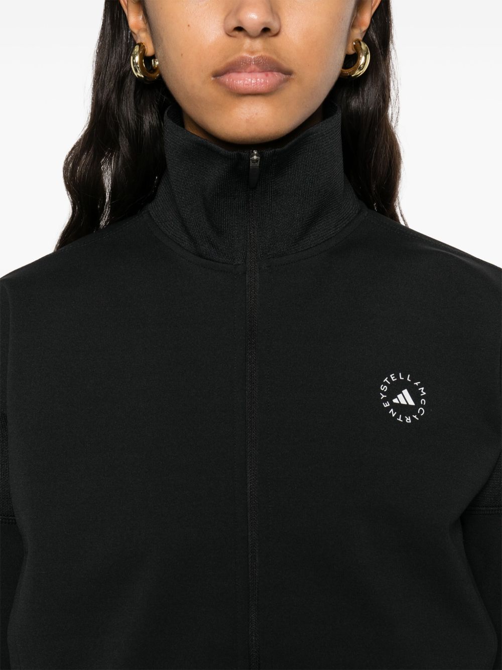 Adidas By Stella McCartney Adidas By Stella McCartney logo knitted track jacket