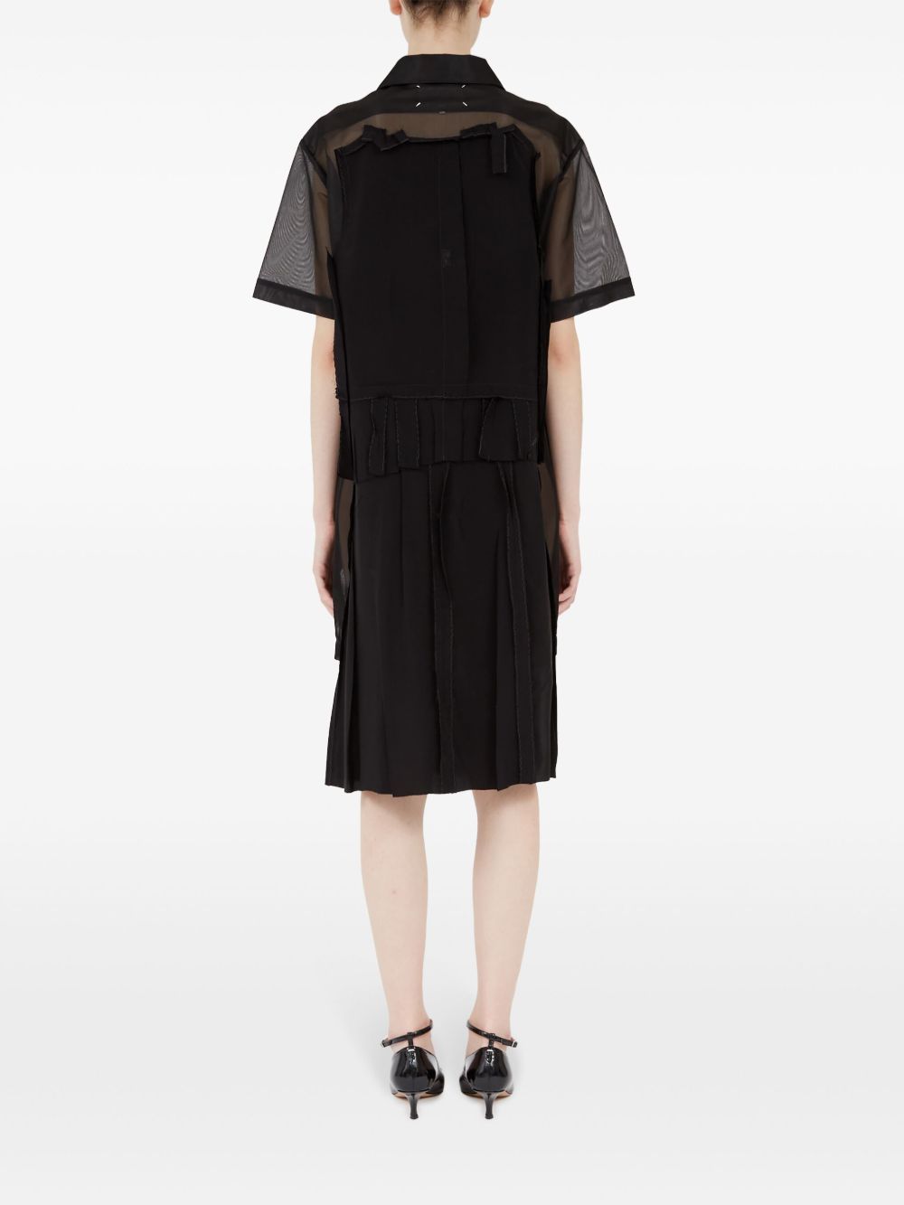 Maison Margiela Maison Margiela Midi dress with layered design
