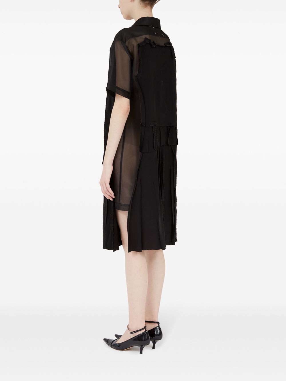 Maison Margiela Maison Margiela Midi dress with layered design