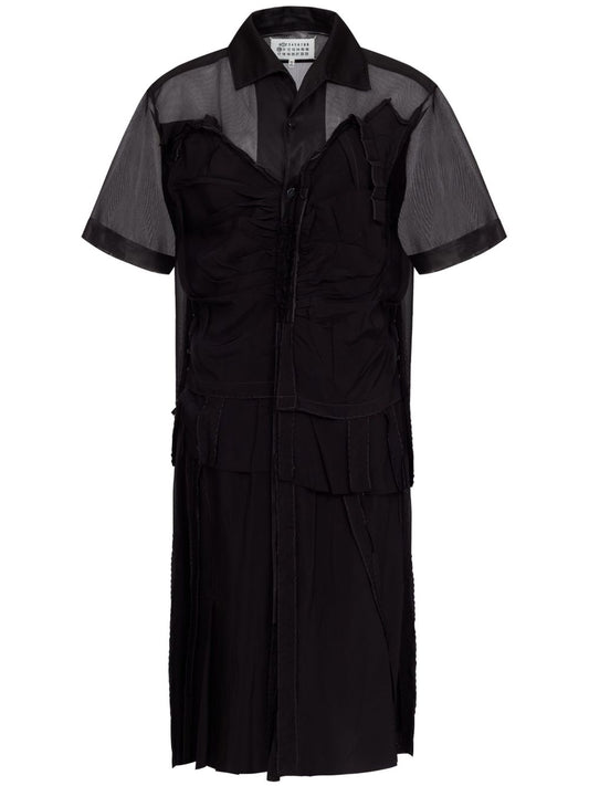 Maison Margiela Maison Margiela Midi dress with layered design