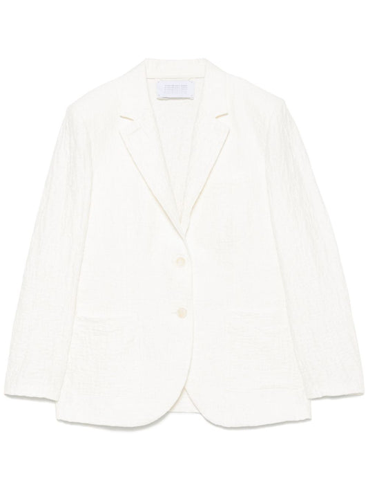 Harris Wharf London Harris Wharf London crinkled shoulder-pads blazer